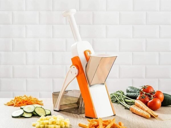 Multi-Function Mandoline Vegetable Slicer Cutter with Container